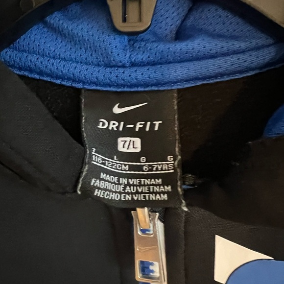 Nike Blue and Black Sweatshirt with Dri-FIT Technology - Picture 3 of 3